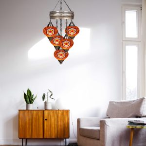 آویز عثمانی 5 شعله کد 5S-B