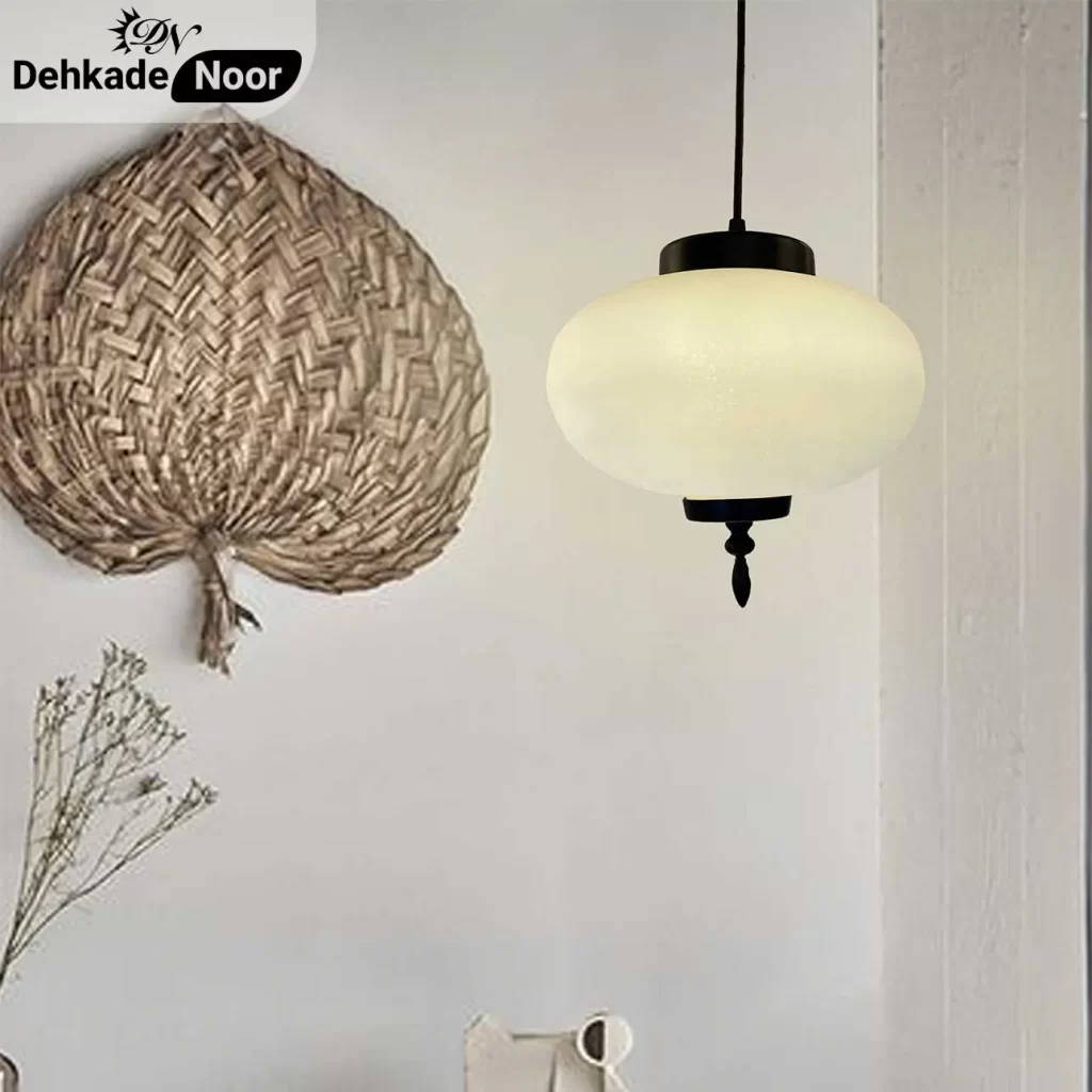 آویز حباب عدسی مشکی