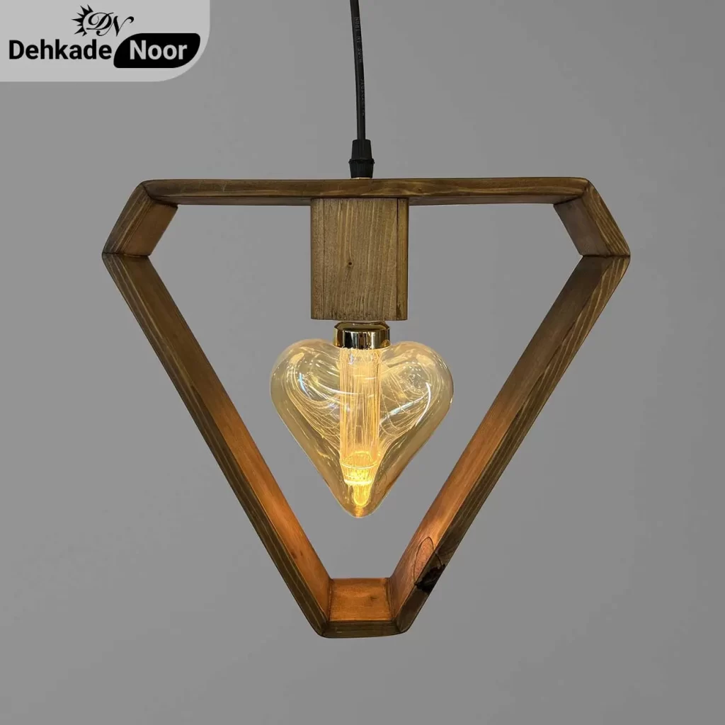 آویز مثلث چوب