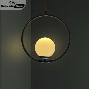 آویز دایره (مشکی)