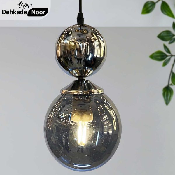 آویز تک حباب (کروم) - Image 2