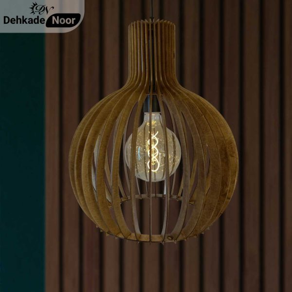 چراغ چوبی آویز پره ای P40 - Image 2