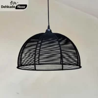 آویز بافت نیم کره کوچک مشکی