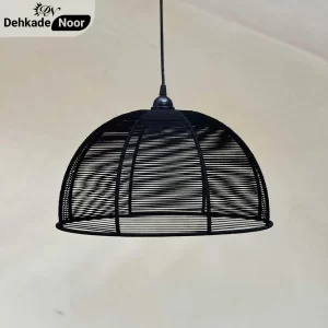 آویز بافت نیم کره کوچک مشکی
