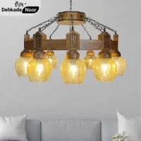 لوستر چوبی آمیتیس 10