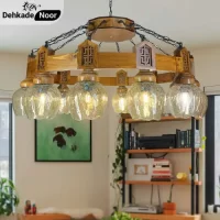 لوستر چوبی آمیتیس 12