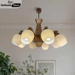 لوستر چوبی امپریال 8