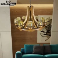 لوستر چوبی اورانوس 10