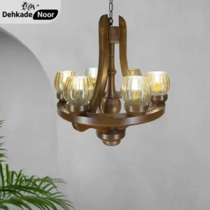 لوستر چوبی اورانوس 6