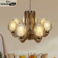 لوستر چوبی کیان 8
