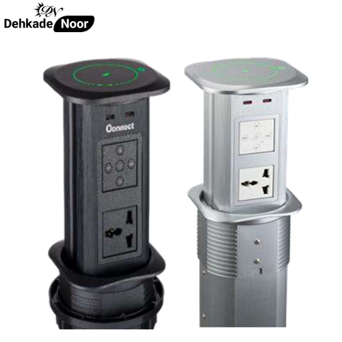 پریز کابینتی توکار آسانسوری برقی برند Connect کد M212