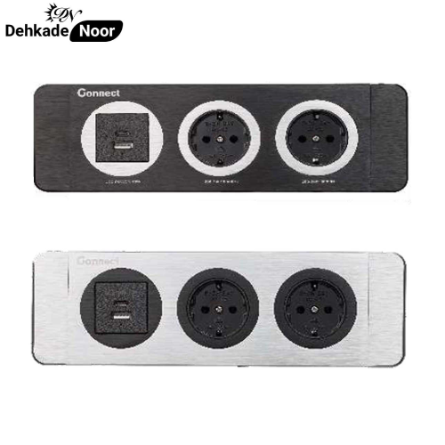 پریز کابینتی توکار برند Connect کد M210