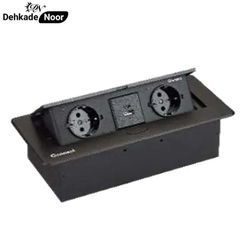 پریز کابینتی توکار دربدار برند Connect کد M201