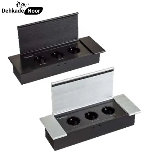 پریز کابینتی توکار دربدار برند Connect کد M206