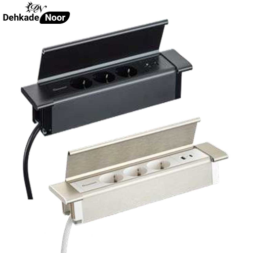 پریز کابینتی توکار دربدار برند Connect کد M213